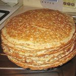 Заварные блинчики на кефире «ВОЛОГОДСКОЕ КРУЖЕВО»