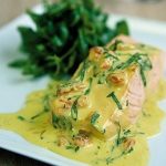 Горбуша в сливках