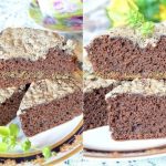 Шоколадный манник с халвой