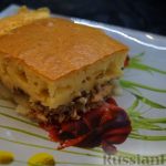 Заливной пирог с консервированной сайрой