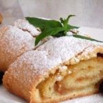 Песочный штрудель с яблоками